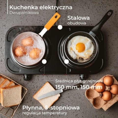 Kuchenka elekt. dwupalnikowa