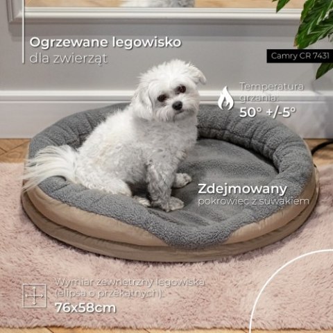 Ogrzewane legowisko dla zwierząt