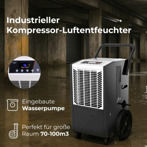 Osuszacz powietrza budowlany - przemysłowy - sprężarkowy 50L/24h