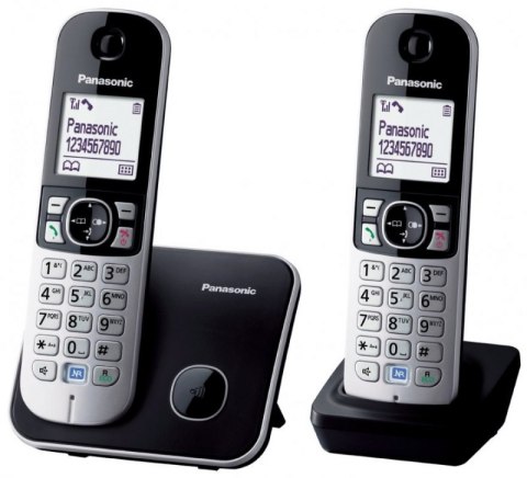 Telefon bezprzewodowy PANASONIC KX-TG6812PDB Telefon bezprzewodowy PANASONIC KX-TG6812PDB