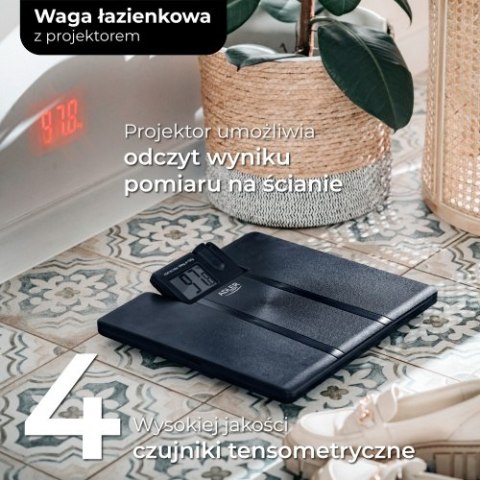Waga łazienkowa z projektorem