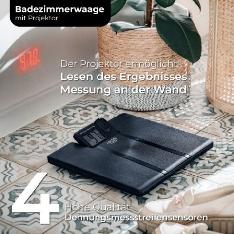 Waga łazienkowa z projektorem