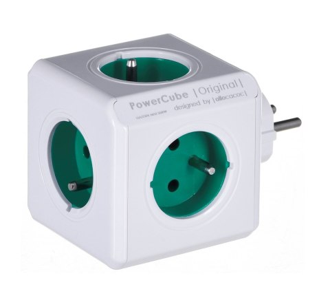 Przedłużacz allocacoc PowerCube Original 2100GN/FRORPC (kolor zielony) Przedłużacz allocacoc PowerCube Original 2100GN/FRORPC (kolor zielony)