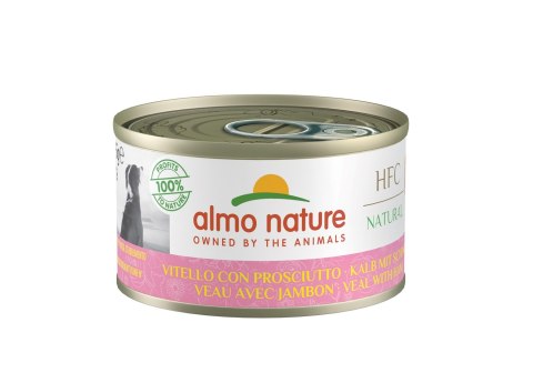 ALMO NATURE HFC Natural cielęcina z szynką - mokra karma dla psa - 95g ALMO NATURE HFC Natural cielęcina z szynką - mokra karma dla psa - 95g