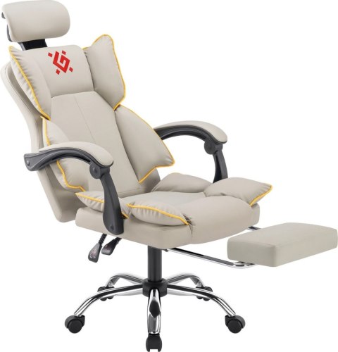 FOTEL DEFENDER EGO BEŻOWY GAMING