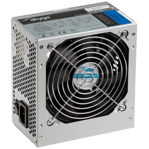 Zasilacz Akyga Basic AK-B1-500E (500 W; Pasywne; 120 mm) Zasilacz Akyga Basic AK-B1-500E (500 W; Pasywne; 120 mm)