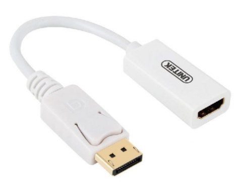 Adapter UNITEK DisplayPort - HDMI Display Port 1.2 (wtyk) - HDMI (gniazdo) Y-6332 Adapter UNITEK DisplayPort - HDMI Display Port 1.2 (wtyk) - HDMI (gniazdo) Y-6332