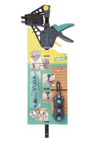 Wolfcraft GmbH 6988000 klamra Zacisk stolarski Szary, Turkusowy