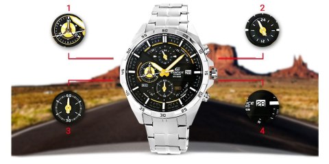 Zegarek Męski CASIO EDIFICE EFR-556D-1AVUEF 10 BAR Zegarek Męski CASIO EDIFICE EFR-556D-1AVUEF 10 BAR