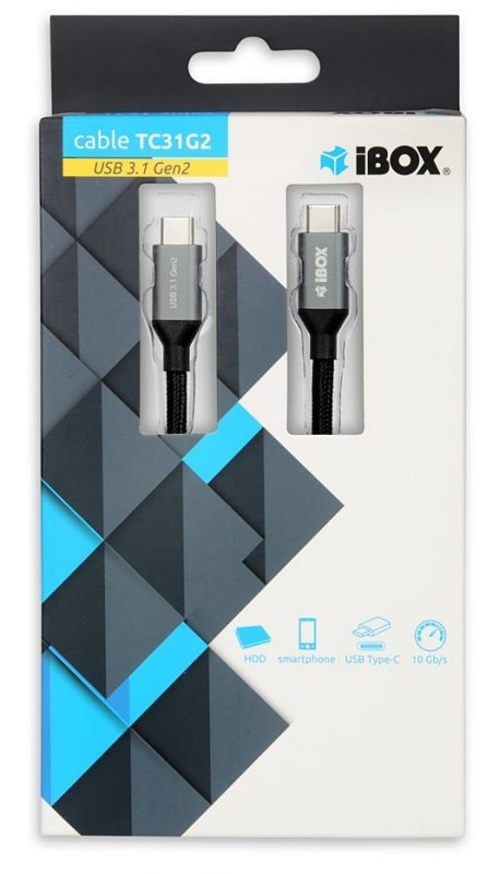 Kabel USB IBOX USB 3.1 typ C 1 Kabel USB IBOX USB 3.1 typ C 1