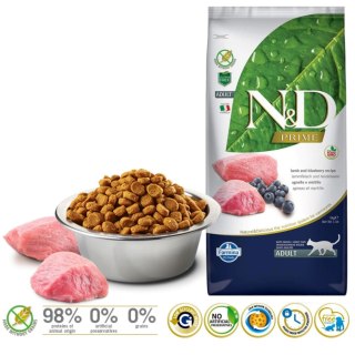 Farmina N&D Prime sucha karma dla dorosłych kotów z jagnięcina 5kg