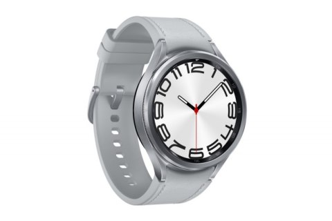 Galaxy Watch 6 (R960) Classic Silver SAMSUNG Wear OS Powered by Samsung Srebrny Galaxy Watch 6 (R960) Classic Silver SAMSUNG Wear OS Powered by Samsung Srebrny