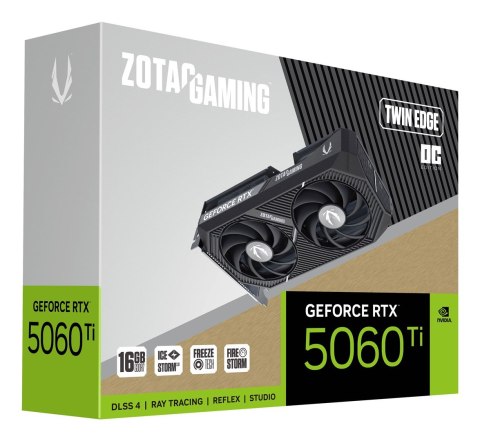 Karta graficzna ZOTAC GAMING GeForce RTX 5060 Ti Twin Edge OC 16GB Karta graficzna ZOTAC GAMING GeForce RTX 5060 Ti Twin Edge OC 16GB