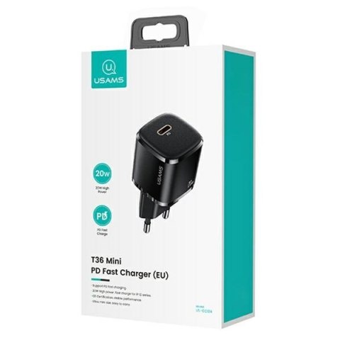 Zasilacz USAMS Usa000843(1x USB typ C3000mA12V) Zasilacz USAMS Usa000843(1x USB typ C3000mA12V)