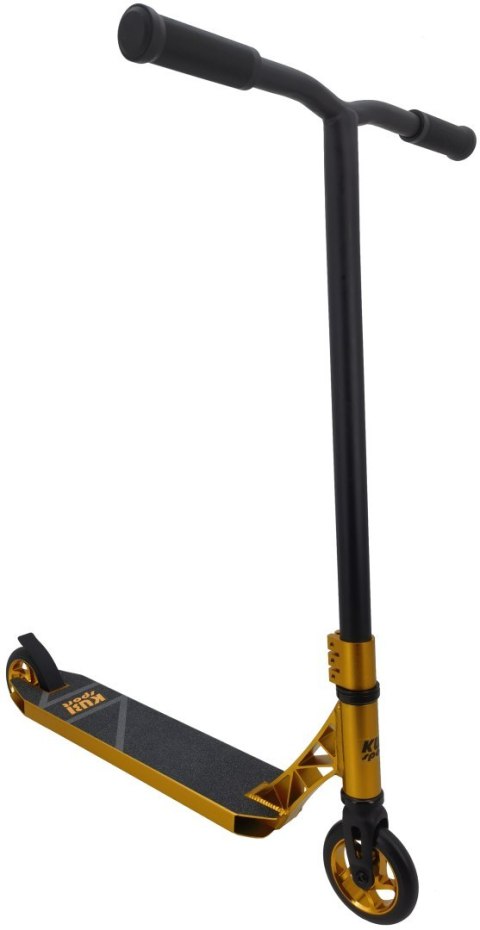 Hulajnoga Wyczynowa Sportowa Freestyle Dwukołowa Złota KUBISPORT 110 mm Hulajnoga Wyczynowa Sportowa Freestyle Dwukołowa Złota KUBISPORT 110 mm