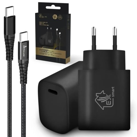 Ładowarka EXTRALINK CAB-CHAR-SET02(USB typu C) Ładowarka EXTRALINK CAB-CHAR-SET02(USB typu C)
