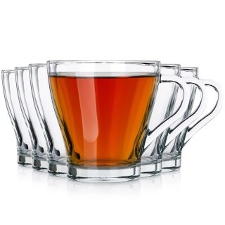 Zestaw Szklanki Kubki do Napojów Soku Wody VILDE 280 ml 6 szt.