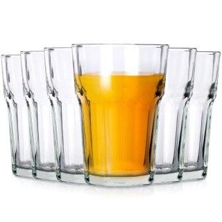Zestaw Szklanki Kubki do Napojów Soku Wody VILDE 360 ml 6 szt.