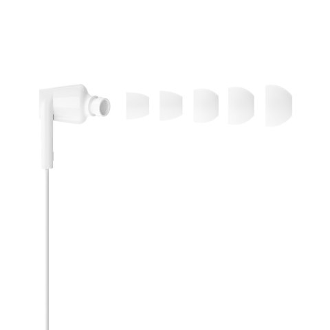 BELKIN SŁUCHAWKI PRZEWODOWE DOUSZNE USB-C, BIAŁE BELKIN SŁUCHAWKI PRZEWODOWE DOUSZNE USB-C, BIAŁE