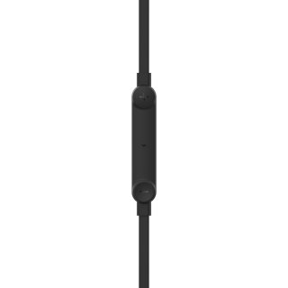 BELKIN SŁUCHAWKI PRZEWODOWE DOUSZNE USB-C, CZARNE