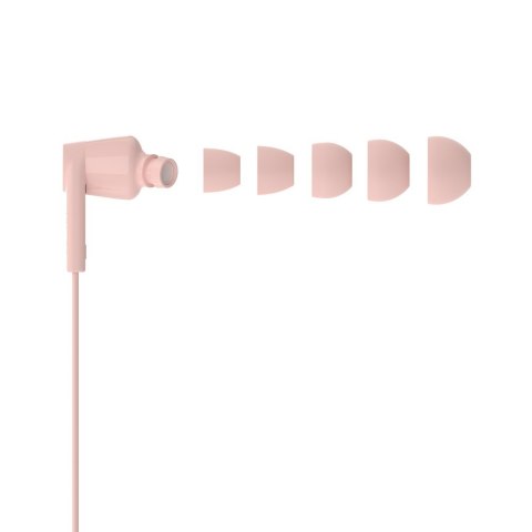 BELKIN SŁUCHAWKI PRZEWODOWE DOUSZNE USB-C, RÓŻOWE BELKIN SŁUCHAWKI PRZEWODOWE DOUSZNE USB-C, RÓŻOWE