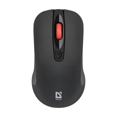 Mysz bezprzewodowa Defender NEXUS MS-195 optyczna bezklikowa silent 1600dpi czarna Mysz bezprzewodowa Defender NEXUS MS-195 optyczna bezklikowa silent 1600dpi czarna