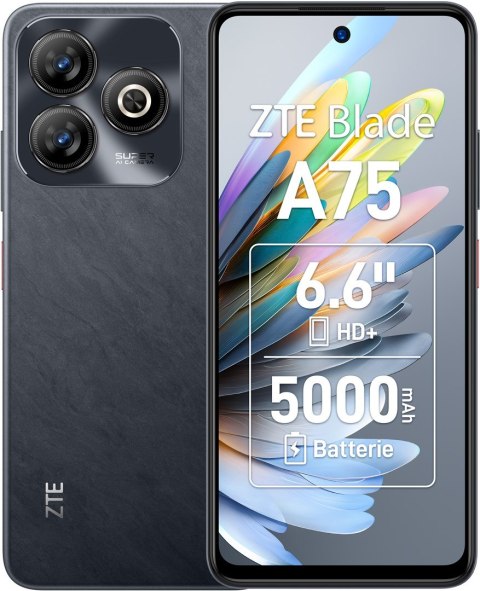 Smartfon ZTE Blade A75 4GB/128GB (Basalt Black) Smartfon ZTE Blade A75 4GB/128GB (Basalt Black)