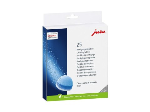Tabletki czyszczące 3-fazowe Jura 25szt Tabletki czyszczące 3-fazowe Jura 25szt