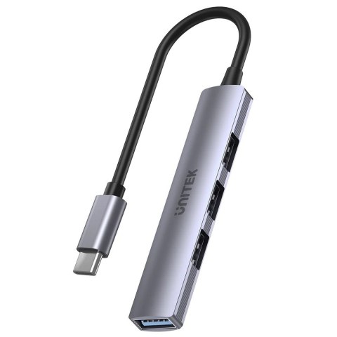UNITEK HUB USB-C 1XUSB-A 5 GBPS, 3XUSB-A 2.0 ALU UNITEK HUB USB-C 1XUSB-A 5 GBPS, 3XUSB-A 2.0 ALU