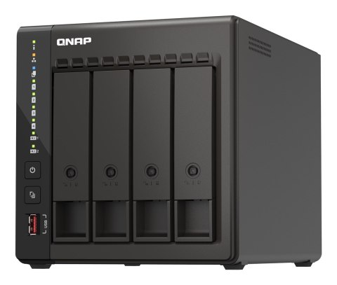 Qnap TS-453E-8G, Tower, 4 x 2.5"/3.5" SATA , Intel Celeron J6412 4C/4T, 8 GB DDR4 onboard not expandable, 2 x 2.5GbE, External a Qnap TS-453E-8G, Tower, 4 x 2.5"/3.5" SATA , Intel Celeron J6412 4C/4T, 8 GB DDR4 onboard not expandable, 2 x 2.5GbE, External a