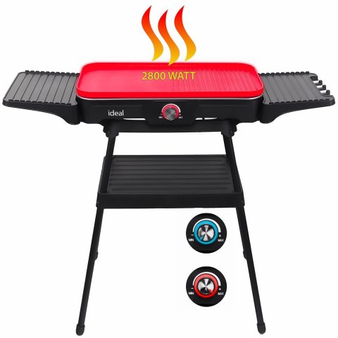ELDOM GRILL ELEKTRYCZNY WOLNOSTOJĄCY 2W1