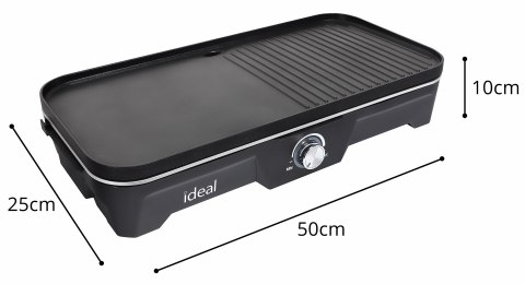 ELDOM GRILL ELEKTRYCZNY WOLNOSTOJĄCY 2W1