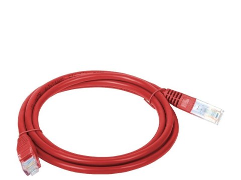 Patchcord UTP A-LAN KKU5CZE1 (RJ45 - RJ45 ; 1m; UTP; kat. 5e; kolor czerwony) Patchcord UTP A-LAN KKU5CZE1 (RJ45 - RJ45 ; 1m; UTP; kat. 5e; kolor czerwony)
