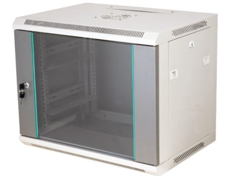Alantec-Szafa wisząca 19" 12U 450mm d.szklane szary Alantec-Szafa wisząca 19" 12U 450mm d.szklane szary