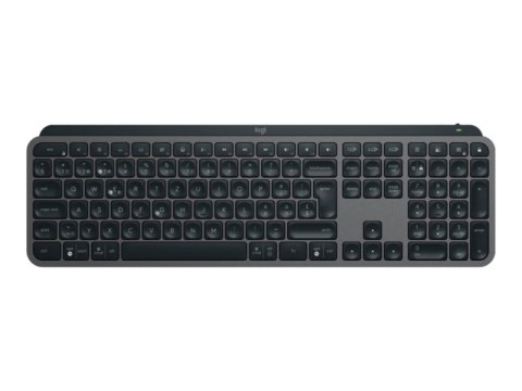 Klawiatura Nanoodbiornik LOGITECH MX Keys S Plus Bezprzewodowa Graphite US Klawiatura Nanoodbiornik LOGITECH MX Keys S Plus Bezprzewodowa Graphite US