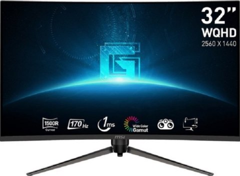 Monitor MSI G32CQ5P (31.5" /VA /170Hz /2560 x 1440 /Czarny) Monitor MSI G32CQ5P (31.5" /VA /170Hz /2560 x 1440 /Czarny)