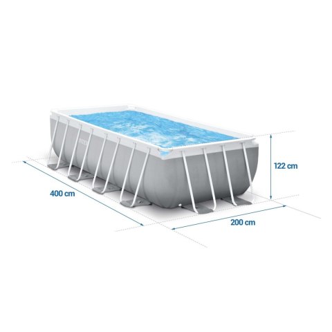 Basen ogrodowy stelażowy 400 x 200 x 122 cm 18w1 INTEX 26790 Basen ogrodowy stelażowy 400 x 200 x 122 cm 18w1 INTEX 26790