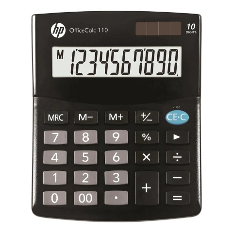 HP Kalkulator biurowy HP OC 110/INT BX, 10-cyfr. wyświetlacz, 125x101x33mm, czarny
