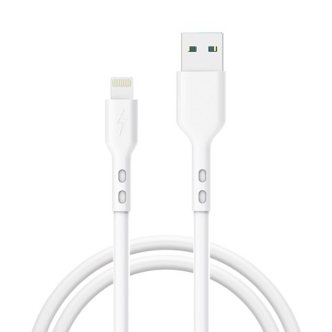 KABEL MS M-AL1100W USB-AM 2.0 - LIGHTNING 1m BIAŁY KABEL MS M-AL1100W USB-AM 2.0 - LIGHTNING 1m BIAŁY