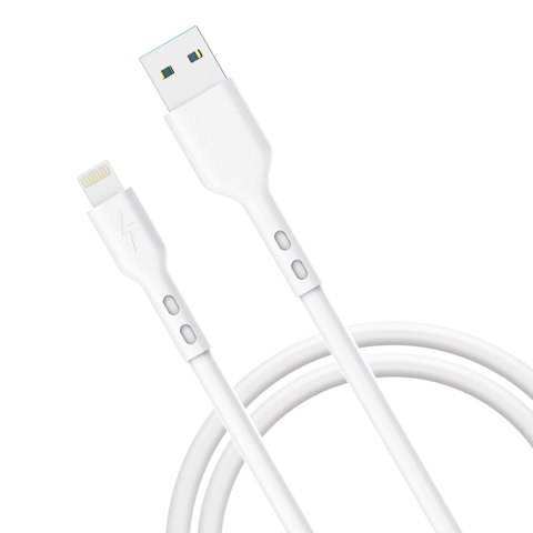 KABEL MS M-AL1100W USB-AM 2.0 - LIGHTNING 1m BIAŁY KABEL MS M-AL1100W USB-AM 2.0 - LIGHTNING 1m BIAŁY