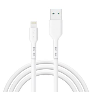 KABEL MS M-AL1200W USB-AM 2.0 - LIGHTNING 2m BIAŁY