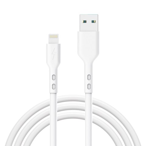 KABEL MS M-AL1200W USB-AM 2.0 - LIGHTNING 2m BIAŁY KABEL MS M-AL1200W USB-AM 2.0 - LIGHTNING 2m BIAŁY