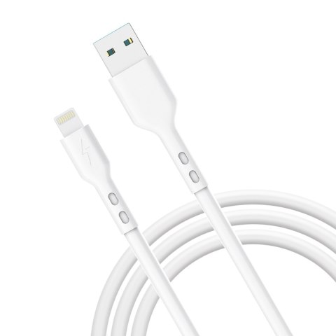 KABEL MS M-AL1200W USB-AM 2.0 - LIGHTNING 2m BIAŁY KABEL MS M-AL1200W USB-AM 2.0 - LIGHTNING 2m BIAŁY