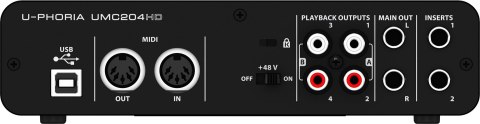 Behringer UMC204HD - Interfejs audio USB Behringer UMC204HD - Interfejs audio USB