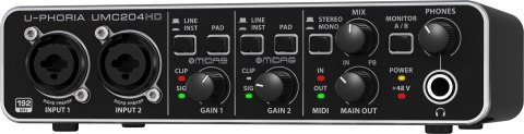 Behringer UMC204HD - Interfejs audio USB Behringer UMC204HD - Interfejs audio USB