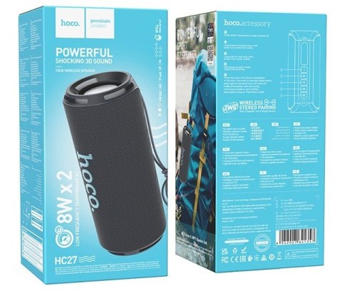 Głośnik bluetooth Hoco HC27 Soundful (szary) Głośnik bluetooth Hoco HC27 Soundful (szary)