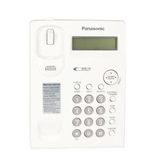 Telefon przewodowy Panasonic KX-TSC11PDW Biały Telefon przewodowy Panasonic KX-TSC11PDW Biały