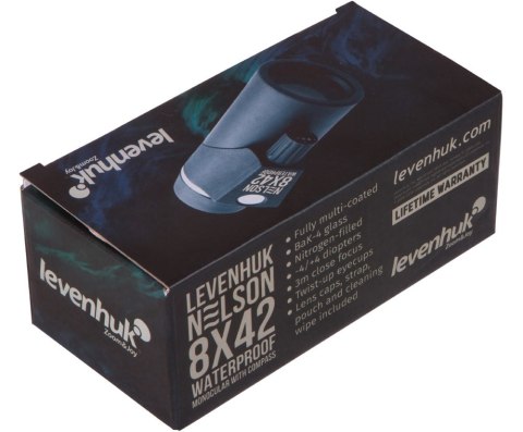 Monokular Levenhuk Nelson 8x42 z celownikiem i kompasem Monokular Levenhuk Nelson 8x42 z celownikiem i kompasem