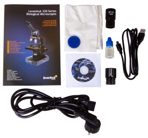 Monokularowy mikroskop cyfrowy Levenhuk D320L BASE 3M Monokularowy mikroskop cyfrowy Levenhuk D320L BASE 3M