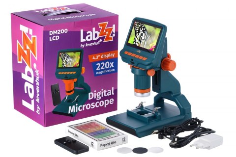 Mikroskop cyfrowy Levenhuk LabZZ DM200 LCD Mikroskop cyfrowy Levenhuk LabZZ DM200 LCD